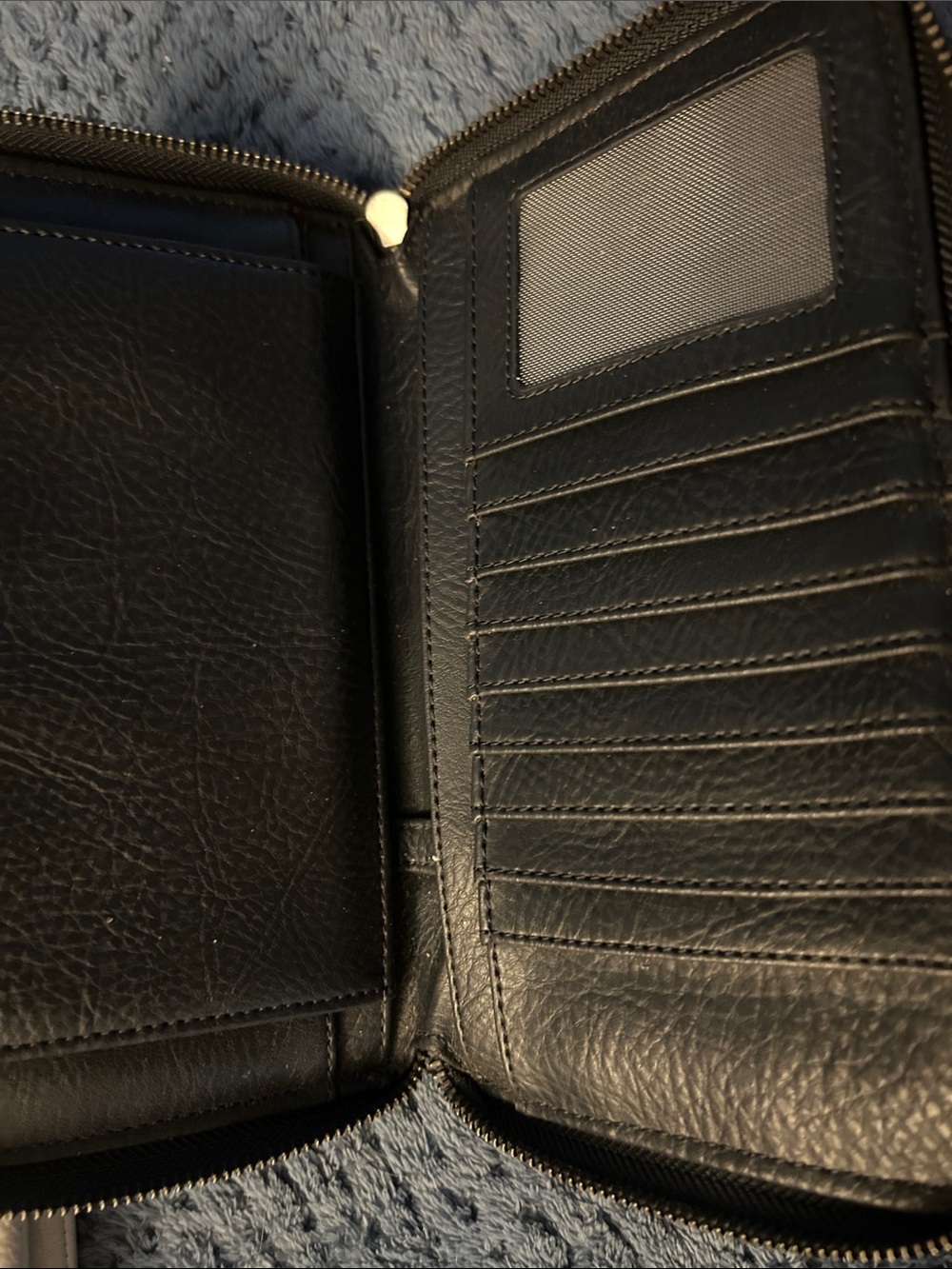 Matt & Nat Trio: Cream Crossbody with Black and Dark Brown Wallets - Picture 9 of 9